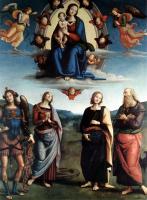 Perugino, Pietro - Madonna in Glory with the Child and Saints
